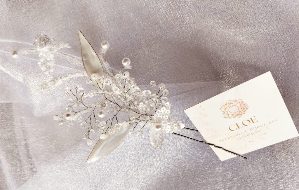 Forcina con strass per acconciature sposa
